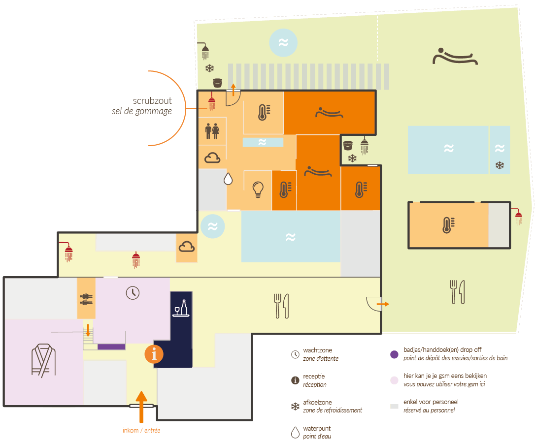 grondplan-scrubzout grondplan sané thermen met scrubzout